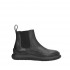 Stokton Chelsea botts con elastico in pelle nero