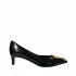 Roberto Festa Decollete' MOON Decollete' in black shiny calfskin with medium heelheel
