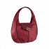 Borbonese borsa Hobo small Cottage tessuto OP merlot