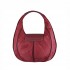 Borbonese borsa Hobo small Cottage tessuto OP merlot