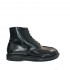 PANTANETTI Men's black/moorsh brushed leather shance