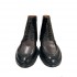 PANTANETTI Men's black/moorsh brushed leather shance