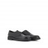 PANTANETTI Derby man in black detavelled leather