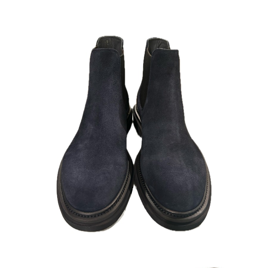 PANTANETTI Stivaletto uomo con elastici laterali in camoscio brown
