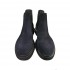 PANTANETTI Men's ankle boot with side elastics in blu suede