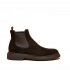 PANTANETTI Stivaletto uomo con elastici laterali in camoscio brown