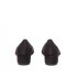 Roberto Festa IRELIA Dark suede necklines with fringed toe and low heel