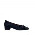 Roberto Festa IRELIA Blue suede skits with fringed toe and low heel