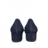 Roberto Festa IRELIA Blue suede skits with fringed toe and low heel