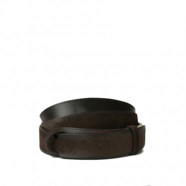 ORCIANI Cintura Nobuckle Cloudy in suede