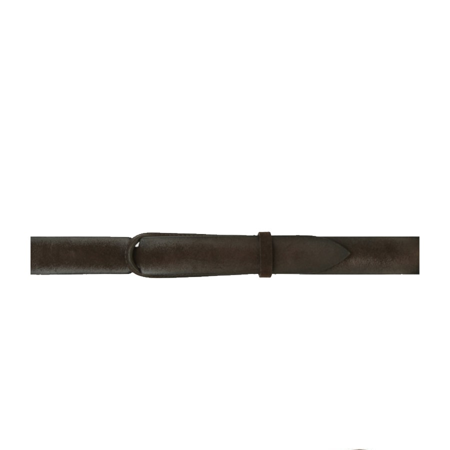 ORCIANI Cintura Nobuckle Cloudy in suede