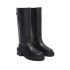 VIA ROMA 15 black leather boot