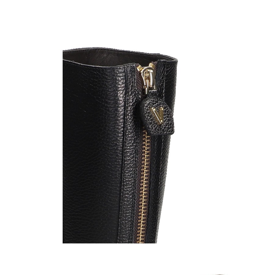 VIA ROMA 15 black leather boot