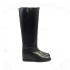 VIA ROMA 15 black leather internal wedge boot
