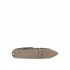 Cintura Orciani Nobuckle Suede in camoscio e tessuto