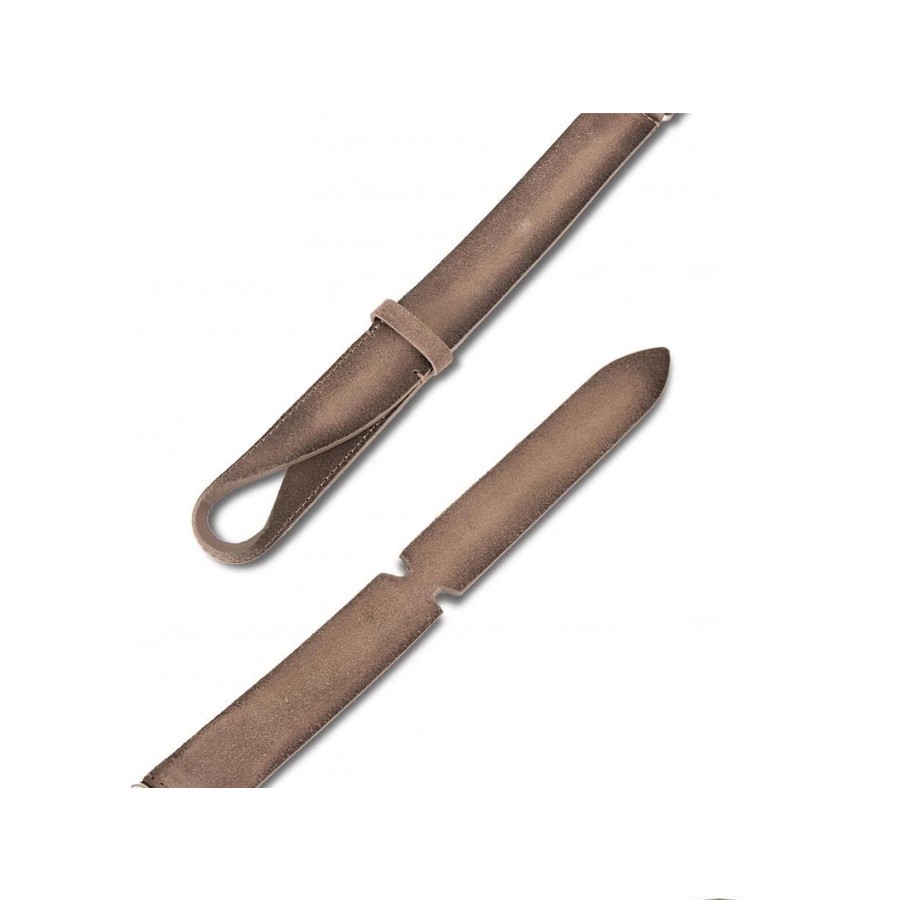 ORCIANI Cintura Nobuckle Cloudy in suede