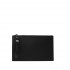 Nobuckle leather envelope with cuff