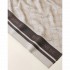Borbonese stola jacquard misto lana mandorla
