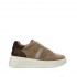 Stokton Sneakers donna Jungle in camoscio terra