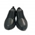 Stokton sneakers donna in pelle nero con elastico