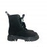 Amphibian Chelsea in black suede