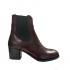 PANTANETTI women's Chelsea leather boot delavè Borgogna (burgundy)