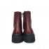 PANTANETTI women's amphibiet with zip and leather lace bordeaux