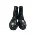PANTANETTI women's amphibiet with zip and leather lace black