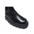 F.lli ROSSETTI Stivaletto beatles da donna in suede e pelle in nabuk nero