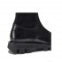 F.lli ROSSETTI Stivaletto beatles da donna in suede e pelle in nabuk nero