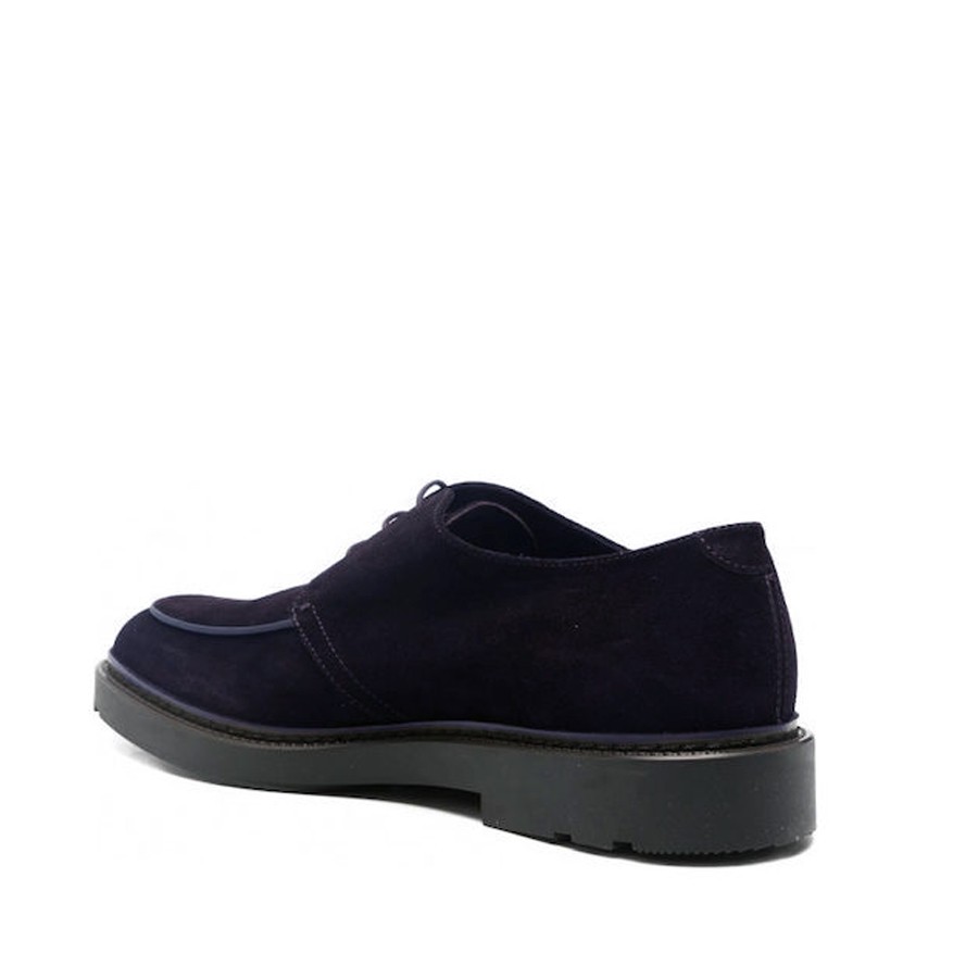 RATELLI ROSSETTI Derby men's in navy suede