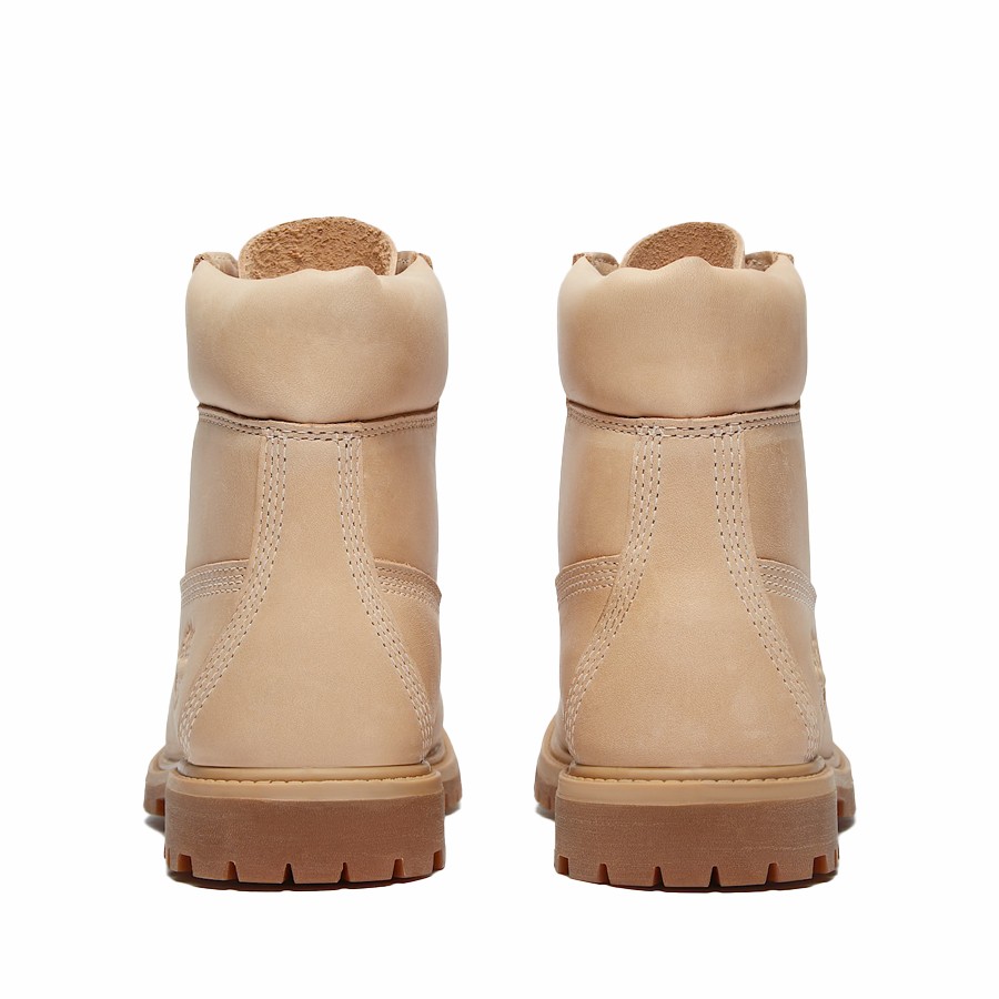 Timberland stivale Premium 6-Inch donna medium beige full grain