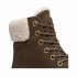 Timberland women's boot Stone Street 6 inch Wheat Mid Warm Lined Dark Brown