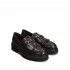 Guglielmo Rotta mocassino donna WAU in pelle cioccolato