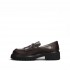 Guglielmo Rotta mocassino donna WAU in pelle cioccolato