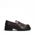 Guglielmo Rotta mocassino donna WAU in pelle cioccolato