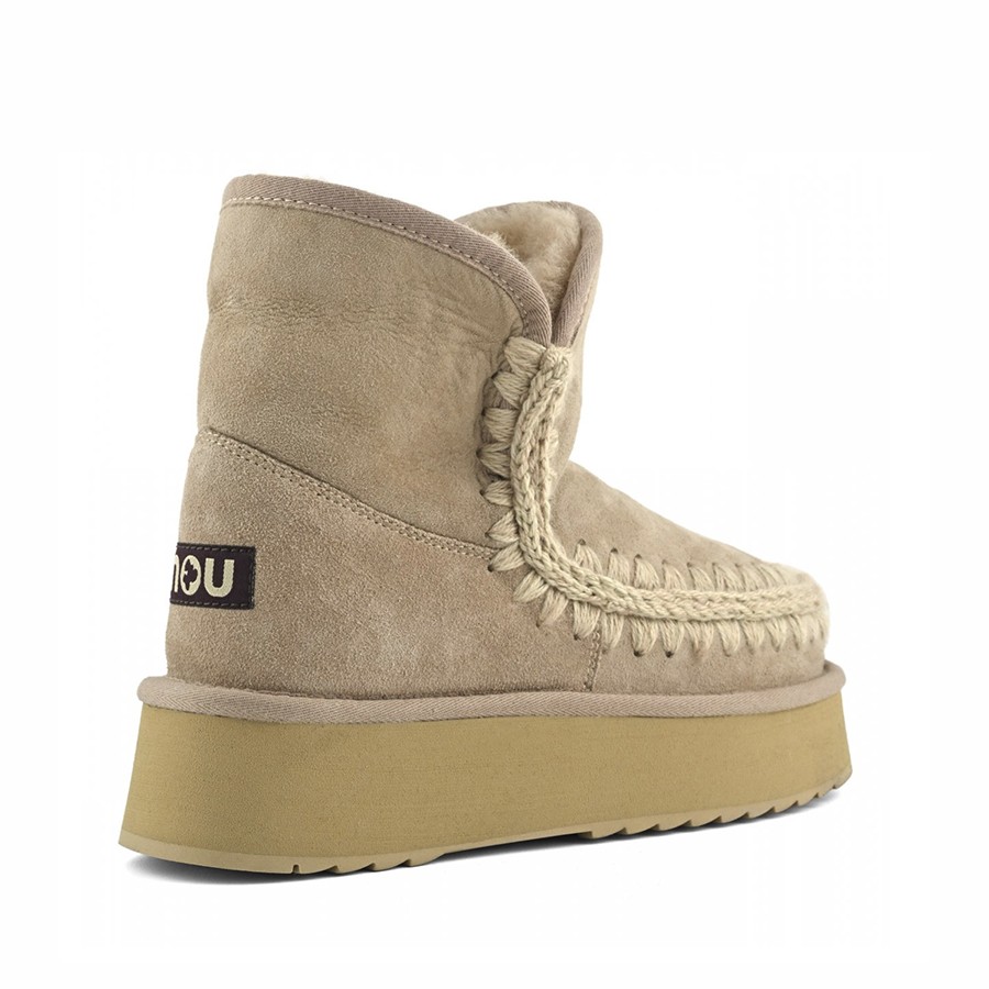 Mou eskimo platform boot suede camel CAM