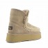 Mou eskimo platform boot suede camel CAM