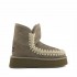 Mou eskimo platform boot suede Elephant grey ELGRY