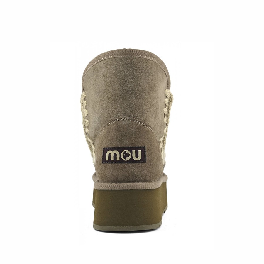 Mou eskimo platform boot suede Elephant grey ELGRY