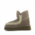 Mou eskimo platform boot suede Elephant grey ELGRY