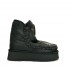 Mou eskimo platform boot suede cracked black CBKG