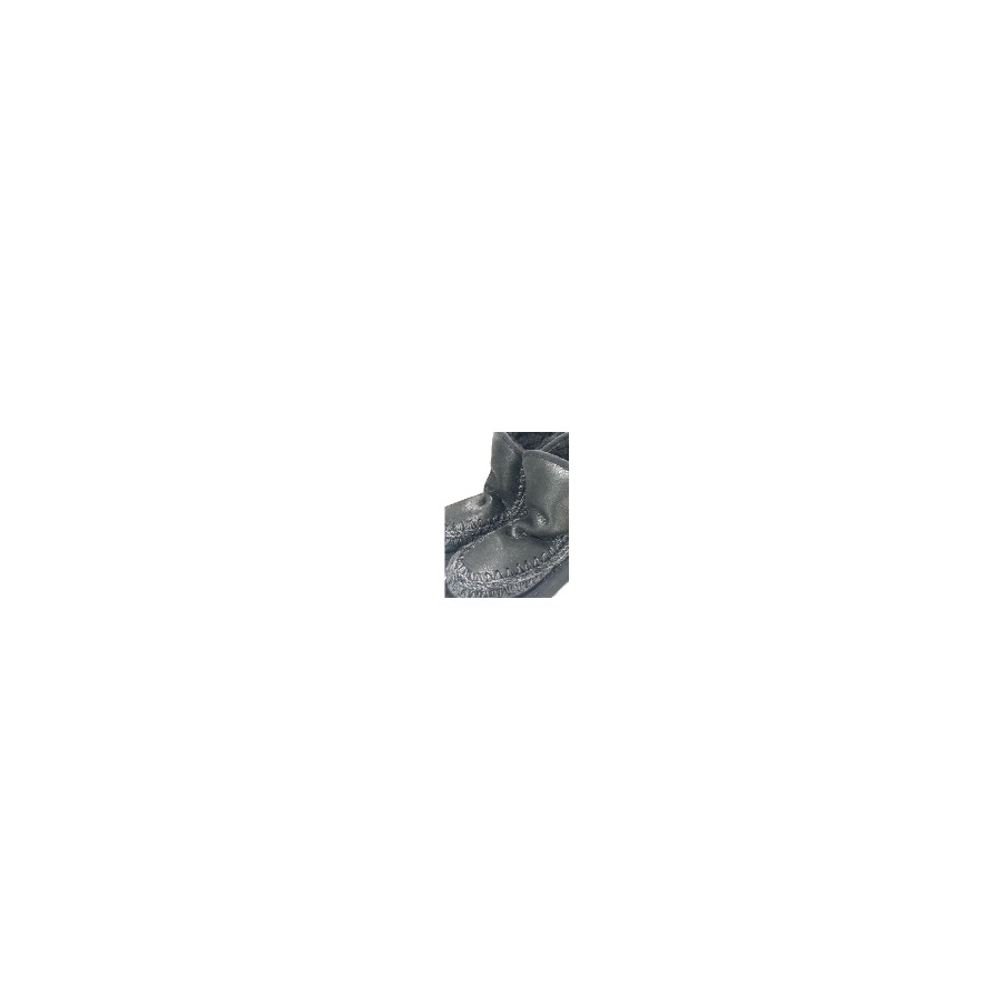Mou eskimo platform boot suede cracked black CBKG
