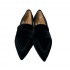 CALZAIUOLI TOSCANI ballerina da donna in velluto nero