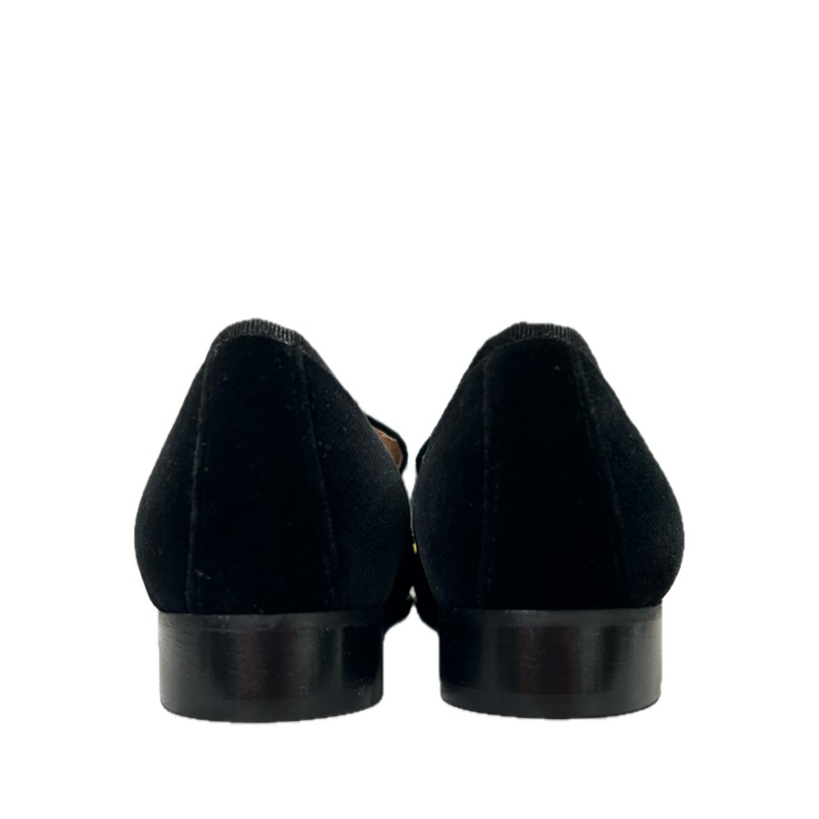 CALZAIUOLI TOSCANI ballerina da donna in velluto nero