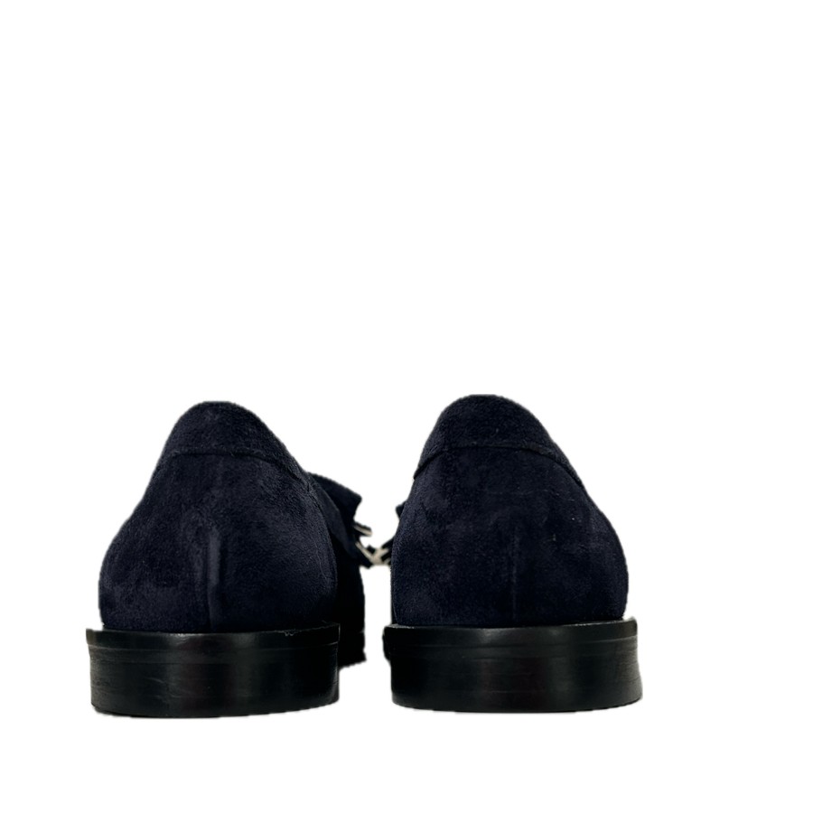 CALZAIUOLI TOSCANI mocassino donna in suede blue