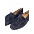 CALZAIUOLI TOSCANI mocassino donna in suede blue