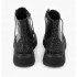 Stokton Anfibio nero con lacci strass e glitter