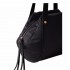 Borbonese Marie shopper large OP fabric dark black