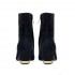 Roberto Festa Decollete' in black paint with gold buckle